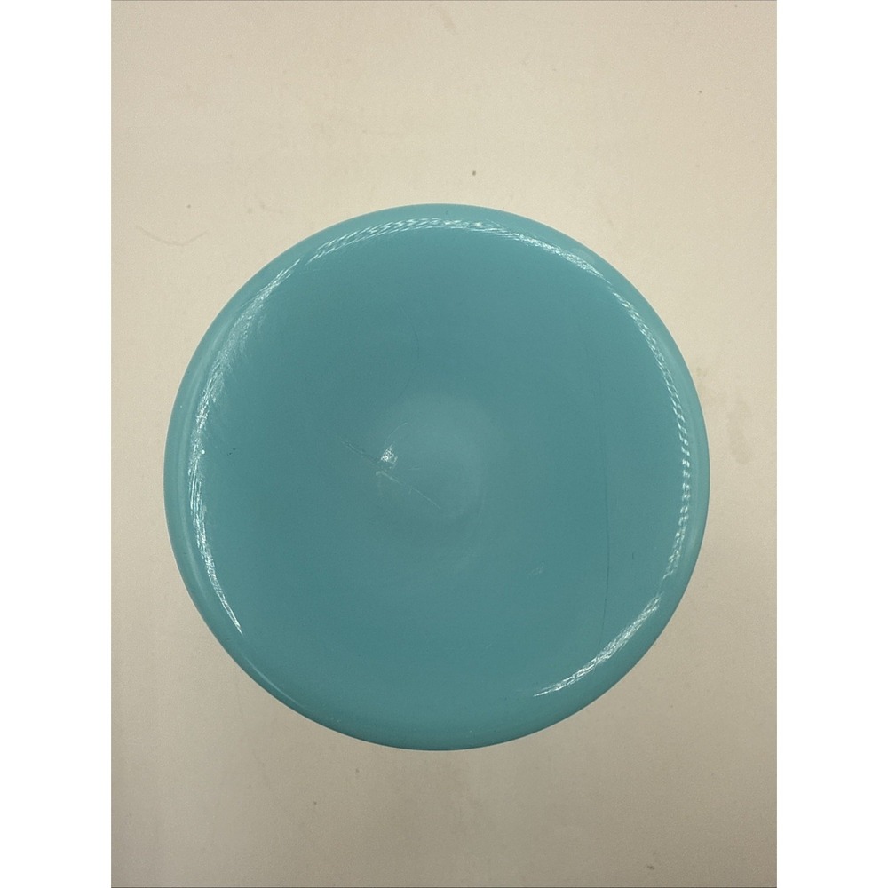 Vtg Portieux Vallerysthal Robin Egg Blue Opaline Glass Goblet 4.25" #13526 - Picture 6 of 7